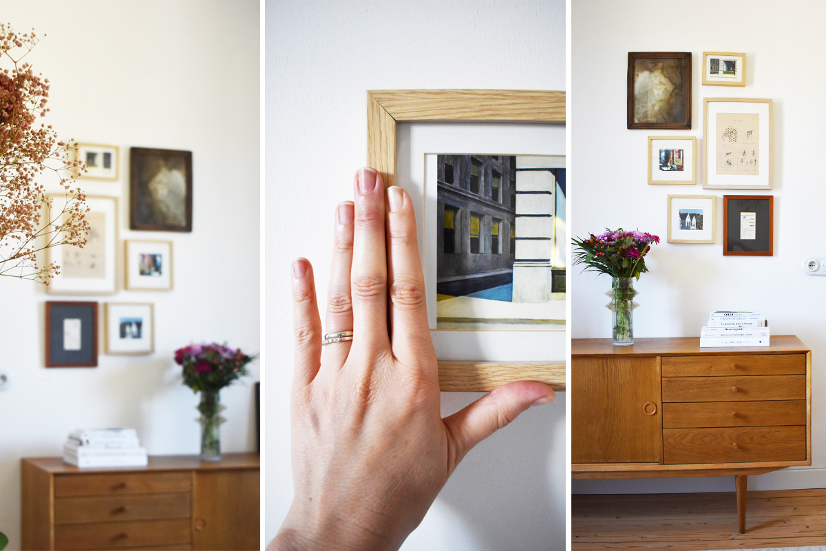 DIY : Créer une galerie de cadres sans percer les murs