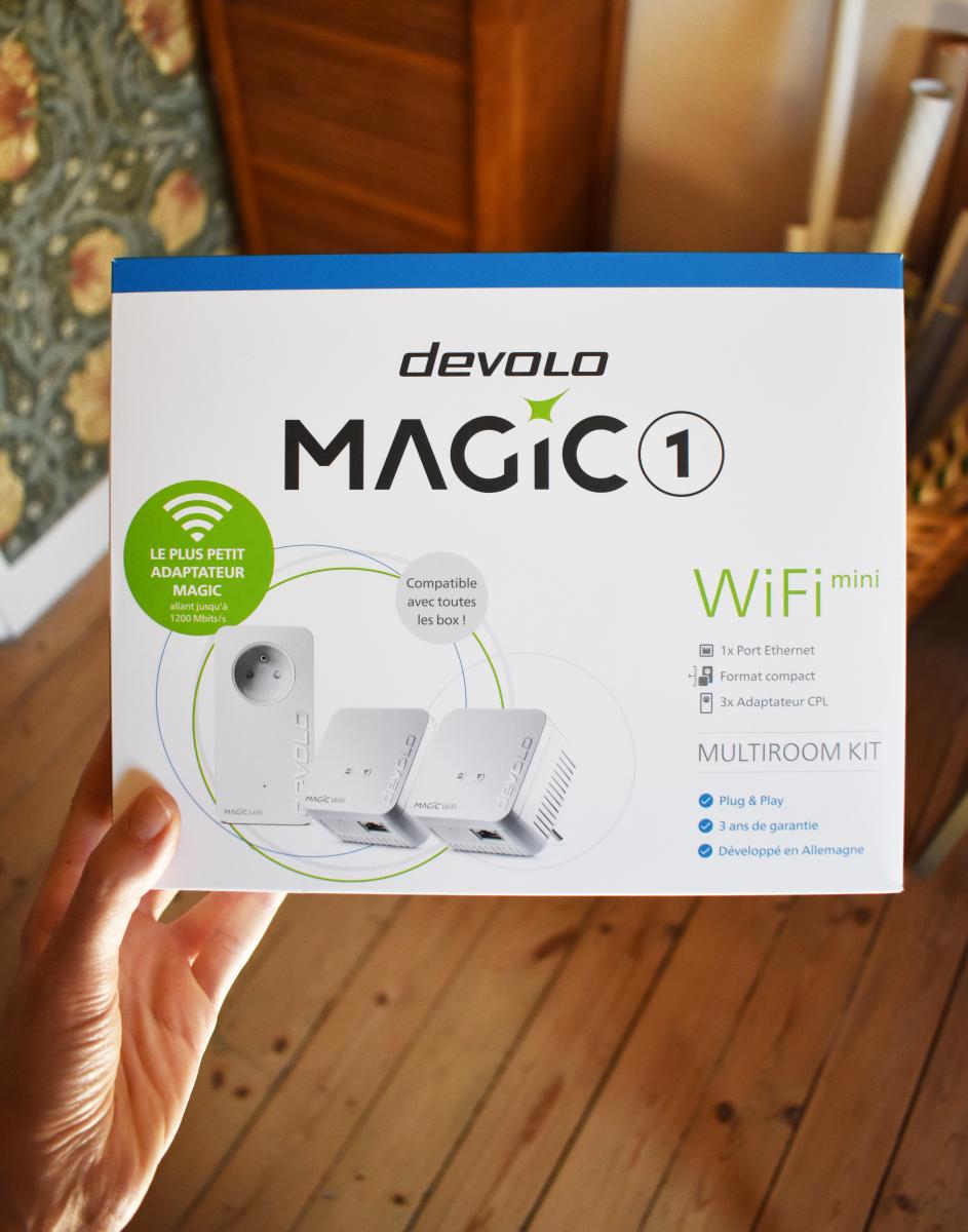 Kit Multiroom 3 adaptateurs CPL Devolo Magic 1 Wifi mini Blanc