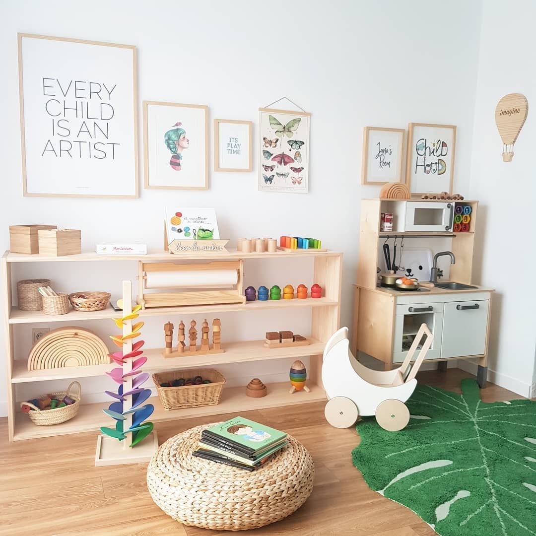 La décoration d'une chambre d'enfant selon la pédagogie de Maria Montessori  - Elle Décoration