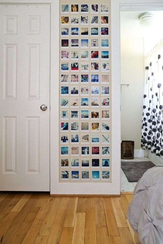 15 façons originales d'accrocher ses Polaroïds sur le mur