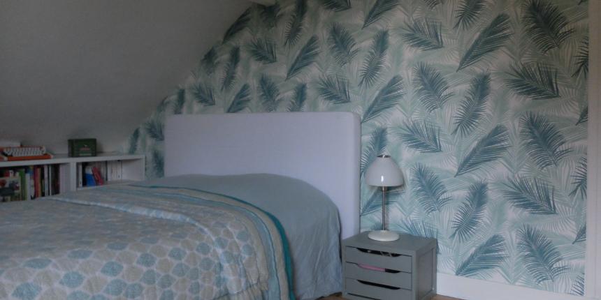 Du papier peint dans ma chambre d'amis | Madame Décore
